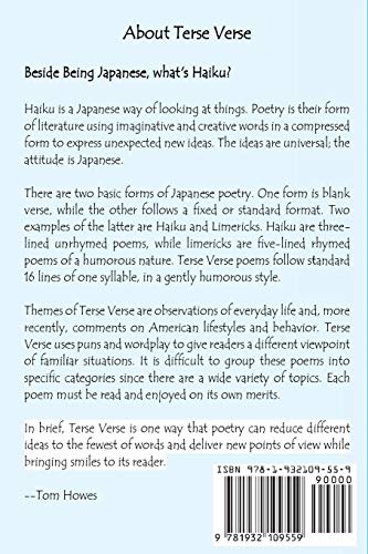 Stock image for Terse Verse: A Collection of Poetry by C. Tom Howes (1) for sale by Lucky's Textbooks