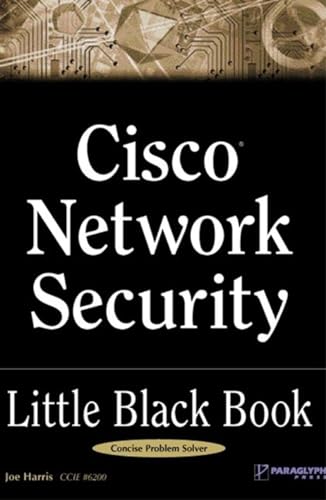 Imagen de archivo de Cisco Network Security Little Black Book a la venta por Better World Books