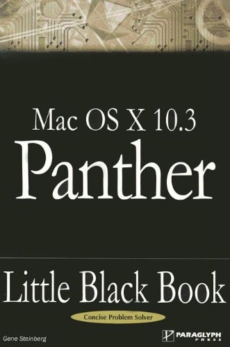 Stock image for Mac OSX.3 Panther Little Black Book (Little Black Books (Paraglyph Press)) for sale by WorldofBooks