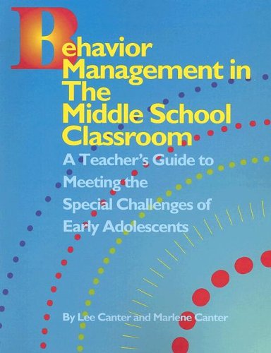 Beispielbild fr Behavior Management in the Middle School Clasroom: A Teacher's Guide to Meeting the Special Challenges of Early Adolescents zum Verkauf von ThriftBooks-Dallas