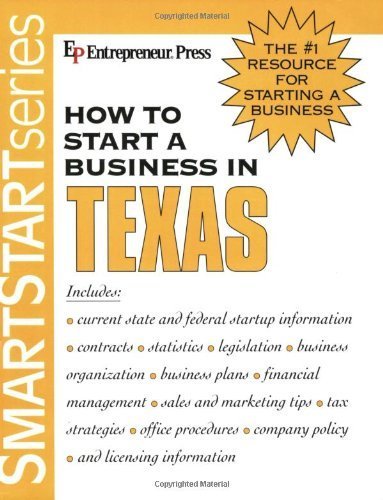 9781932156324: How to Start a Business in Texas