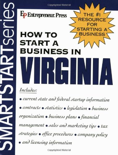 Beispielbild fr How to Start a Business in Virginia zum Verkauf von ThriftBooks-Dallas