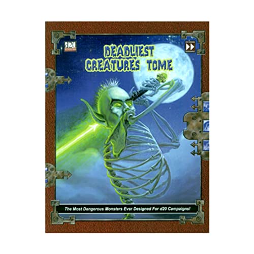 Stock image for Deadliest Creatures Tome (d20 Sourcebooks (Fast Forward)) for sale by Noble Knight Games