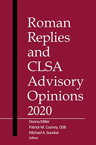 Stock image for Roman Replies and CLSA Advisory Opinions 2020 for sale by GF Books, Inc.