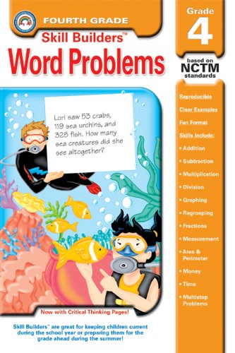 Imagen de archivo de Word Problems : Grade 4 a la venta por Better World Books