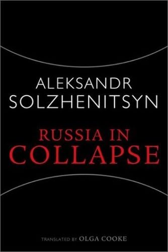 Russia In Collapse (Crosscurrents) (9781932236002) by Solzhenitsyn, Aleksandr Isaevich