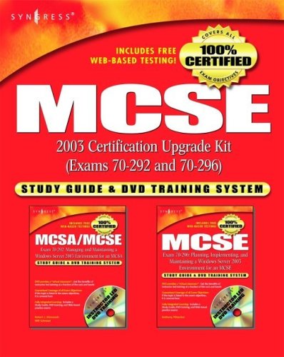MCSE 2003 Certification Upgrade Kit (Exams 70-292 and 70-296) (9781932266610) by Syngress