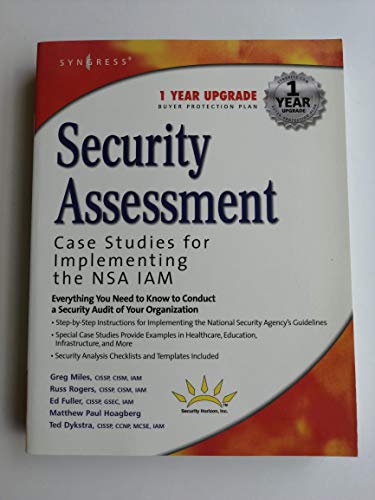Stock image for Security Assessment: Case Studies for Implementing the NSA IAM for sale by Discover Books
