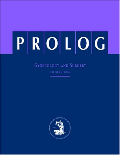 Imagen de archivo de Prolog Gynecology and Surgery (5th pkg edition) a la venta por Better World Books: West