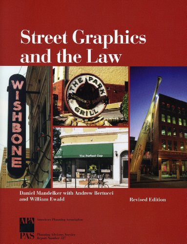 Imagen de archivo de Street Graphics and the Law a la venta por Michael Lyons