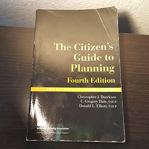 Beispielbild fr The Citizen's Guide to Planning zum Verkauf von Better World Books