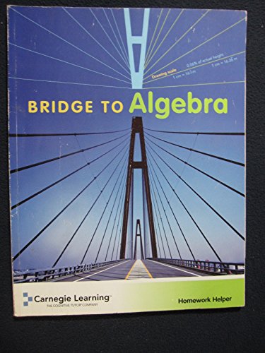 Stock image for Cognitive Tutor Bridge To Algebra (Homework Helper) ; 9781932409475 ; 1932409475 for sale by APlus Textbooks