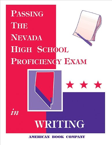 Stock image for Passing the Nevada High School Proficiency Exam in Writing for sale by Cronus Books