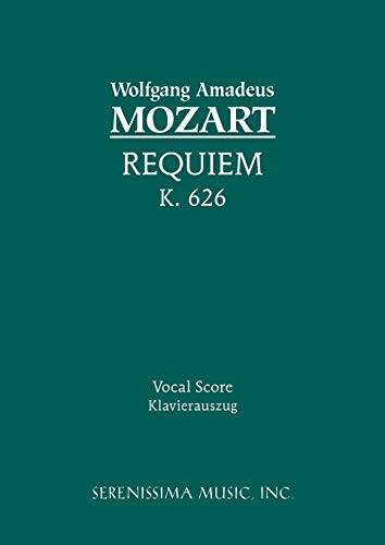 Beispielbild fr Requiem, K. 626 - Vocal score (Latin Edition) zum Verkauf von Ergodebooks