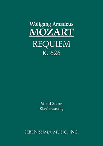 Stock image for Requiem, K. 626 - Vocal score (Latin Edition) for sale by ZBK Books