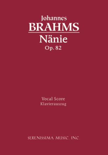 Beispielbild fr Nnie, Op. 82 - Vocal Score (German Edition) zum Verkauf von Ergodebooks