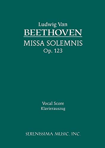 9781932419450: Missa Solemnis, Op. 123: Vocal score