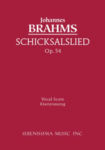 Imagen de archivo de Schicksalslied, Op. 54 - Vocal Score (German Edition) a la venta por GF Books, Inc.