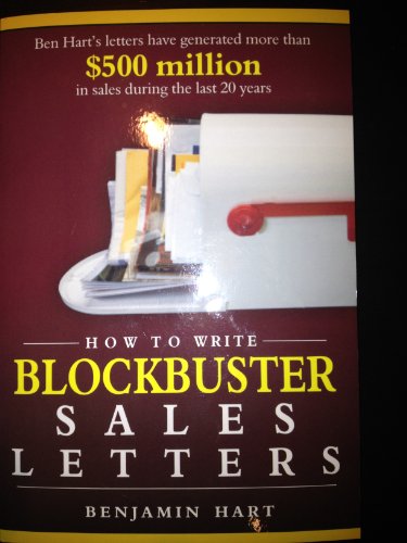 Stock image for How to Write Blockbuster Sales Letters for sale by More Than Words