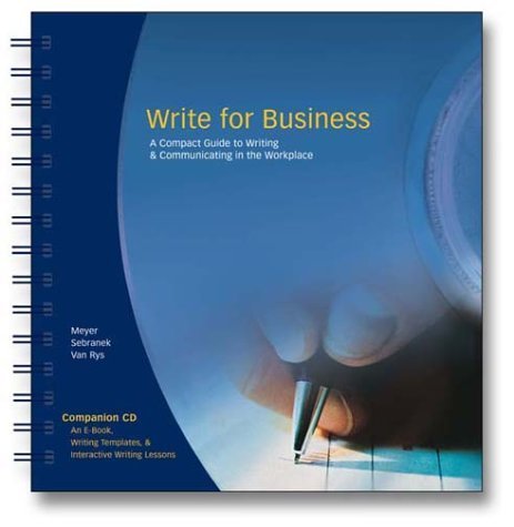 Beispielbild fr Write for Business zum Verkauf von Better World Books