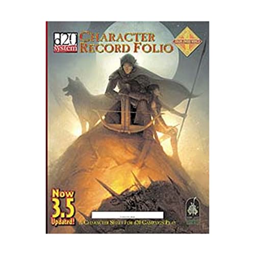 9781932442069: d20 System Character Record Folio - Updated