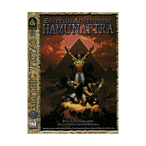 Egyptian Adventures: Hamunaptra (Mythic Vistas) (9781932442335) by Suleiman, C. A.; Kenson, Steve; Marmell, Ari
