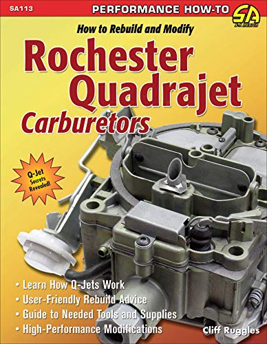 Stock image for How to Rebuild & Modify Rochester Quadrajet Carburetors (S-a Design) for sale by GF Books, Inc.