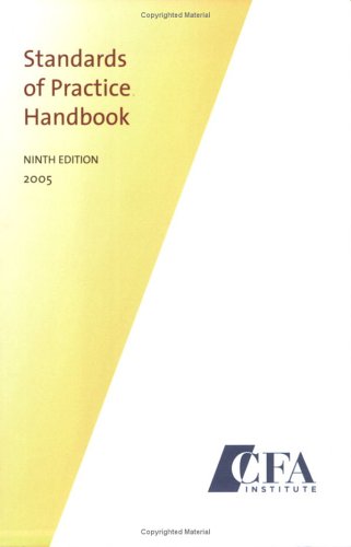 Beispielbild fr Standards of Practice Handbook zum Verkauf von Ammareal