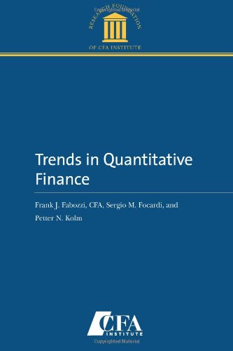 Imagen de archivo de Trends in Quantitative Finance a la venta por Better World Books