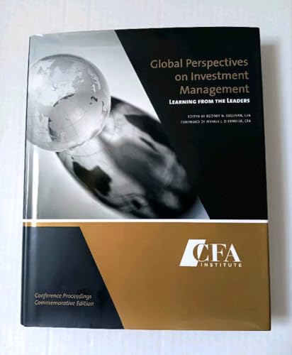 Beispielbild fr Global Perspectives on Investment Management: Learning from the Leaders zum Verkauf von SecondSale