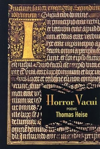 Stock image for Horror Vacui: Poems for sale by Irish Booksellers