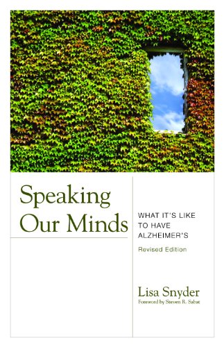 9781932529500: Speaking Our Minds: What It's Like to Have Alzheimer's