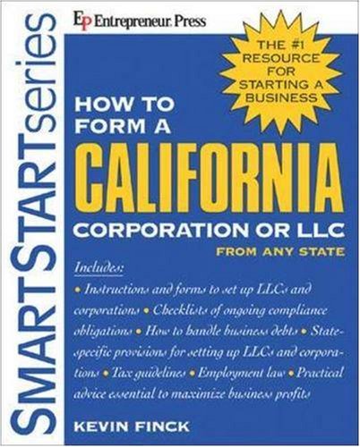 Stock image for How to Form a California Corporation or LLC for sale by ThriftBooks-Atlanta
