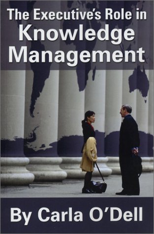 Stock image for The Executive's Role in Knowledge Management for sale by HPB-Red
