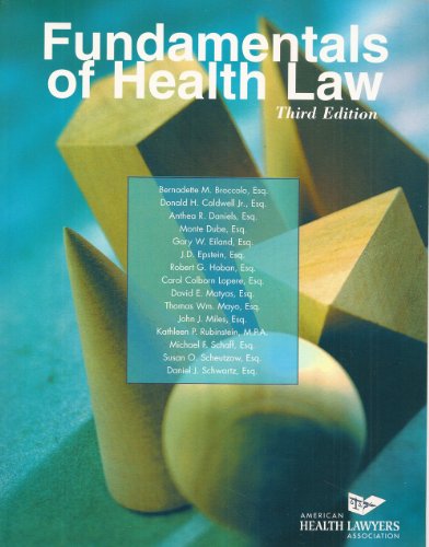 Imagen de archivo de Fundamentals of Health Law a la venta por HPB-Red