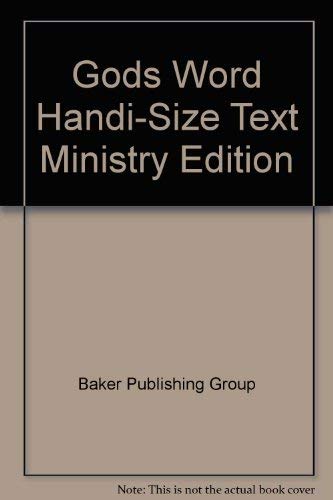 9781932587821: Gods Word Handi-Size Text Ministry Edition