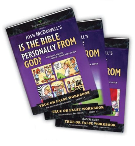 Is the Bible Personally from God? Workbook Grades 1-3 (9781932587920) by McDowell, Josh