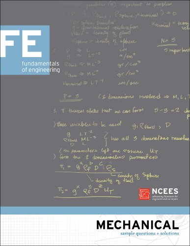 Beispielbild fr Mechanical FE Sample Questions and Solutions zum Verkauf von St Vincent de Paul of Lane County