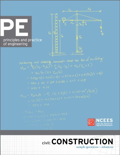 Beispielbild fr PE Civil: Construction Sample Questions and Solutions zum Verkauf von GoldBooks