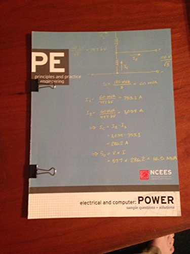 9781932613568: PE Electrical and Computer Engineering: Power Practice Exam by Ncees (2010-11-01)