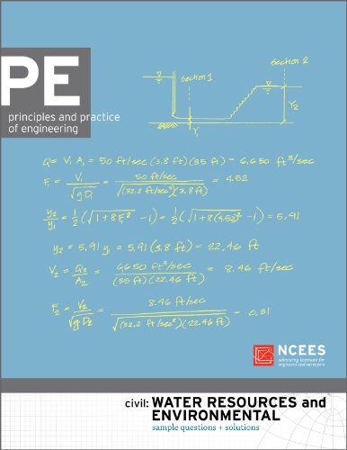9781932613650: PE Civil: Water Resources and Environmental Sample Questions and Solutions by NCEES (2010-11-01)