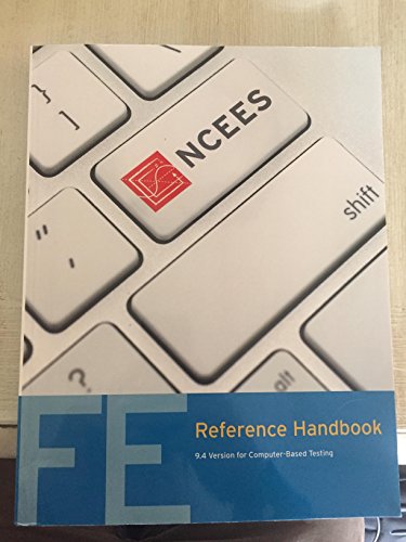 Imagen de archivo de FE Reference Handbook: 9.5 Version for Computer-Based Testing a la venta por Book Catch & Release