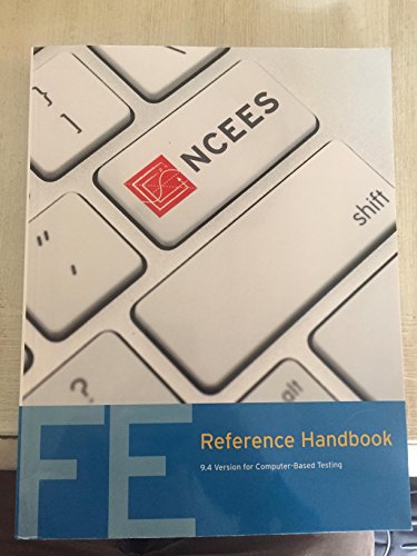 Stock image for FE Reference Handbook: 9.5 Version for Computer-Based Testing for sale by Book Catch & Release