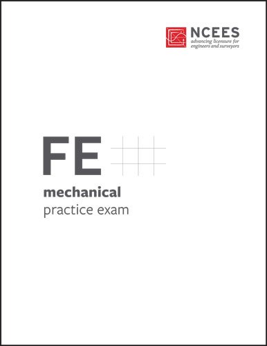 Beispielbild fr FE Mechanical Practice Exam zum Verkauf von HPB-Red