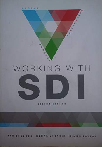 Imagen de archivo de Working with SDI: How to Build More Effective Relationships with the Strength Deployment Inventory a la venta por BooksRun