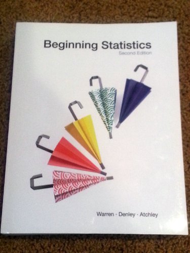 Imagen de archivo de Beginning Statistics, 2nd Edition a la venta por SecondSale