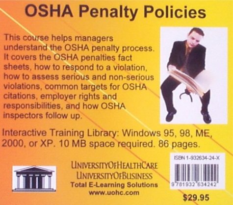 OSHA Penalty Policies (9781932634242) by Farb, Daniel; Gordon, Bruce