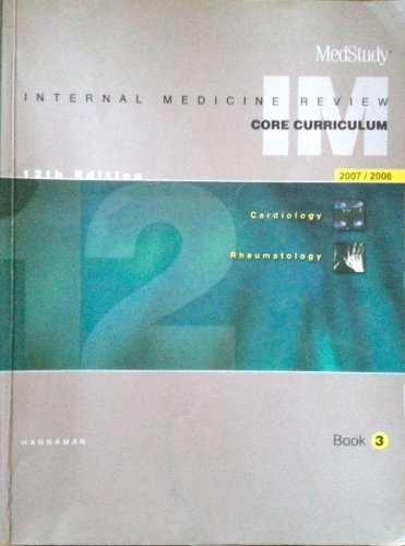 Stock image for MedStudy 12th Edition Internal Medicine Board Review Core Curriculum for sale by TextbookRush