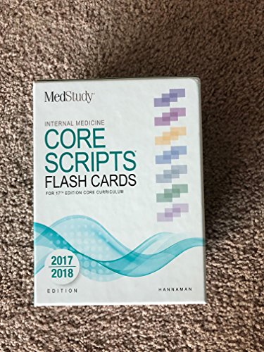 9781932703801: MedStudy Internal Medicine Core Scripts Flash Cards 2014-2015