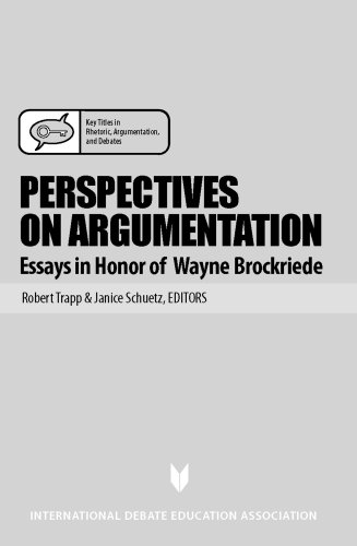 Beispielbild fr Perspectives on argumentation. Essays in honor of Wayne Brockriede . zum Verkauf von Librera Astarloa